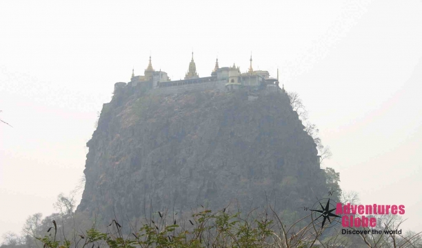 mt popa view far away